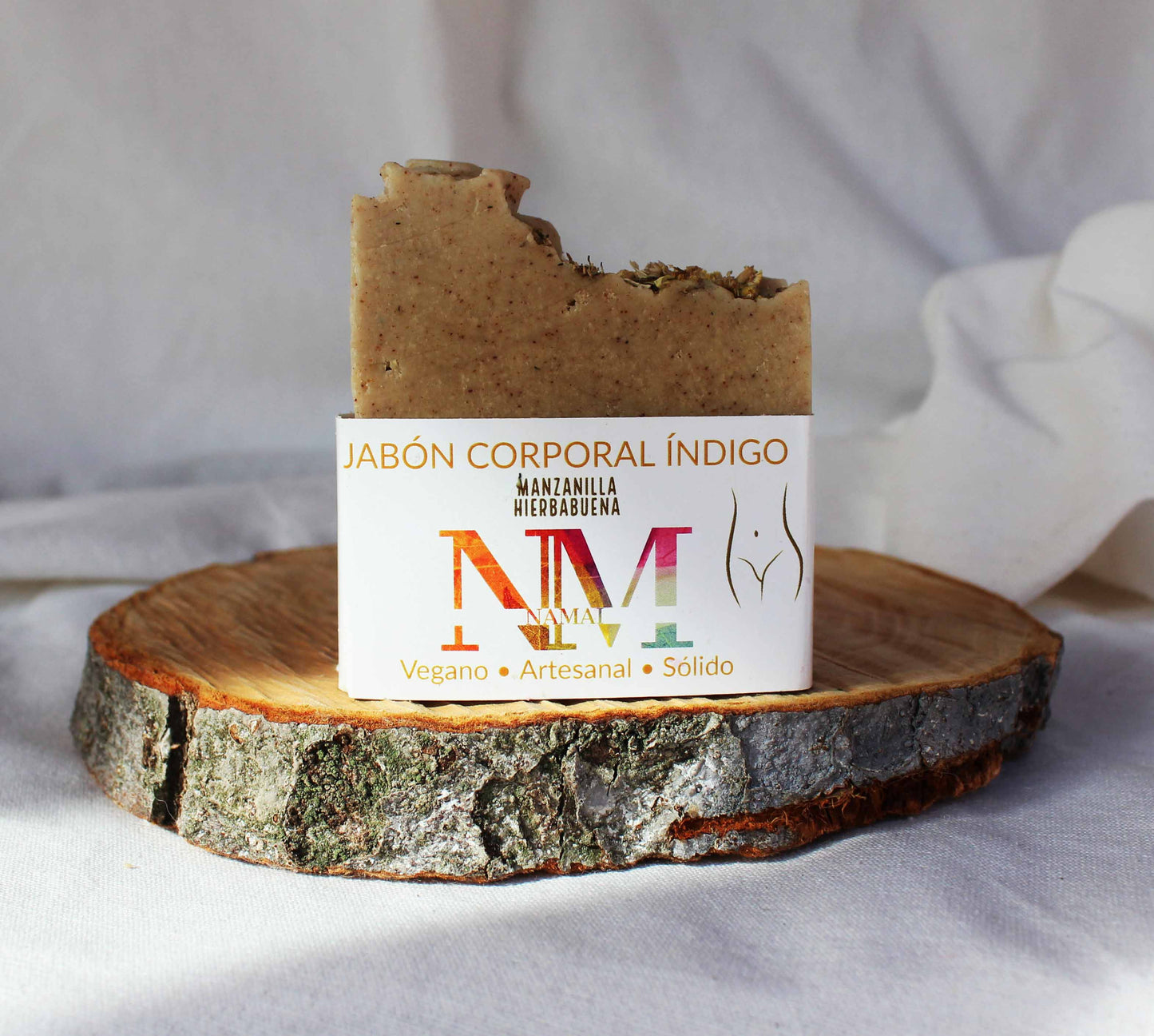 Jabón exfoliante vegano
