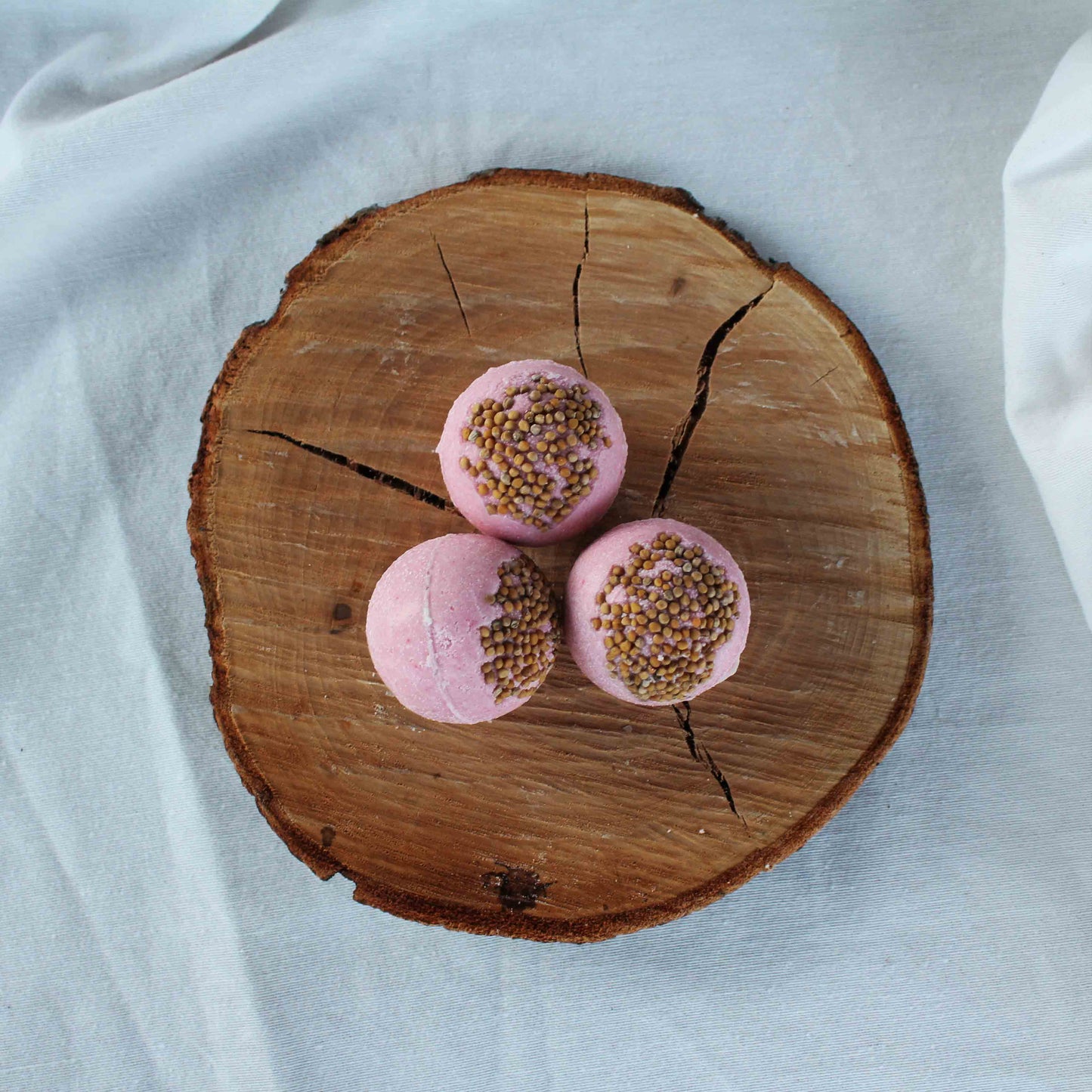 Bomba de baño natural de fruta de la pasión